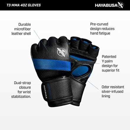 MMA Handschoenen 4 oz - Zwart - Perfect voor Training en Wedstrijden