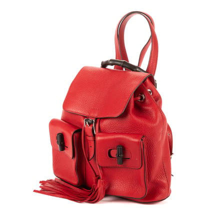 Bamboo Tassel Backpack  Rugzak
