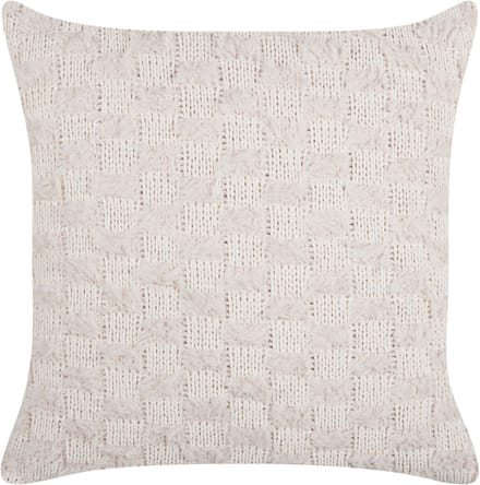 BASALIM - Sierkussen - Beige - 45 x 45 cm - Polyester