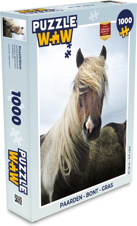 Puzzel Paarden - Bont - Gras - Legpuzzel - Puzzel 1000 stukjes volwassenen