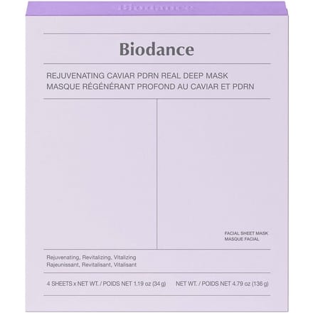 Biodance Real Deep - Gezichtsmasker - Rejuvenating Caviar PDRN - 4 Stuks