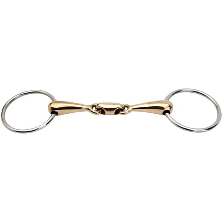 Mors 2 ringen voor dubbel gebroken paardentuig gb HORKA