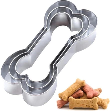 Winkrs | Uitsteekvorm Hondenbot 3x | Hondenkoekjes, bakken, bakvorm, cakevorm  | RVS