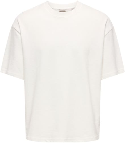 ONLY&SONS - ONSLENNY OVZ SS STRCT TEE NOOS - Heren - T-shirts