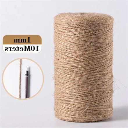 Touw String - Natuurlijk Jute - Ambachten Maken - Hoge Hardnekkigheid - 10 Meter - Jute