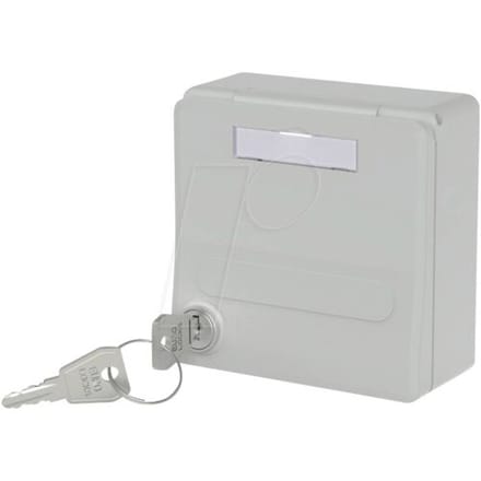 Metz Connect Modul-Unterputz-Gehäuse mit Klappdeckel und Schloss Behuizing Opbouw (op muur)