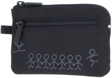 oxmox sleutelgeval New Cryptan Keyholder Jumping Jack 2.0 Print Grey Black zwart
