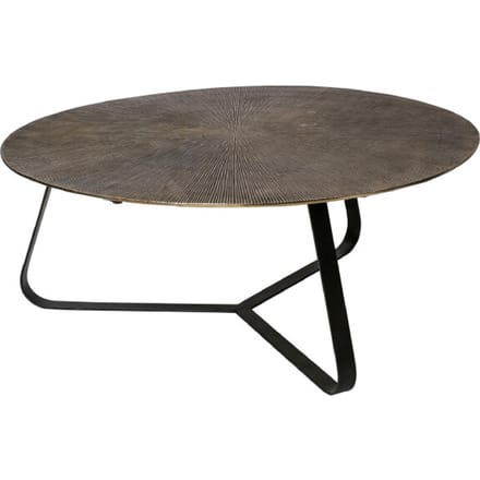 PTMD - Salontafel Kae - Zwart - 79x79x32cm