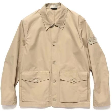 Stone Island Kompas Patch Jas Beige Heren Bovenkleding Bruin 7815437F1-V0090 M beige