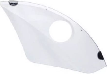 Hesling Jasbeschermers - eigentijds ontwerp - duurzaam - eenvoudig te monteren - transparant - 28 inch