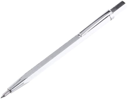 Graveerpen - Kraspen - Materialen Markeren - Draagbaar Ontwerp - 14.5 cm - Zilver