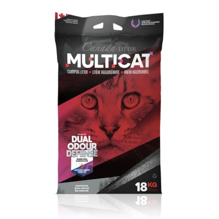 18kg Canada Litter Multicat Ongeparfumeerde kattenbakvulling