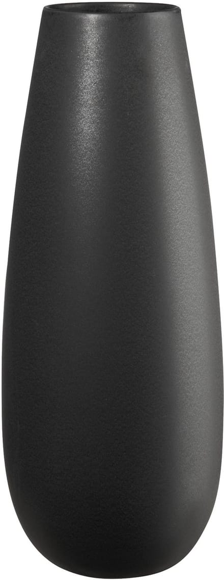 ASA Selection Vaas Ease Black Iron, decoratieve vaas, aardewerk, matzwart, 60 cm, 92032174