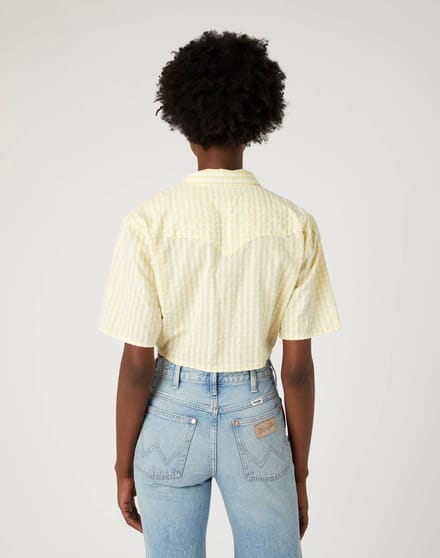 Wrangler - TIE RESORT SHIRT PALE BANANA - S