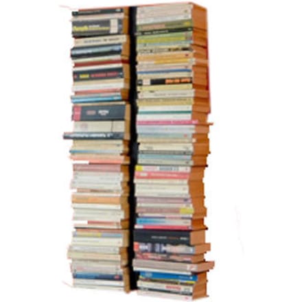 Radius - Booksbaum dubbel boekenwandrek - zwart - Hoogte 90 cm