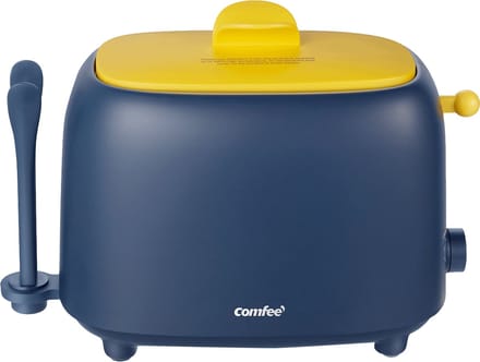 Comfeè MT-RP2L18W2 broodrooster 7 2 sneetjes 950 W Blauw, Geel