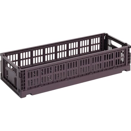 HAY Kleurkrat Mand Mini Langwerpig - HAYCrateBordeaux