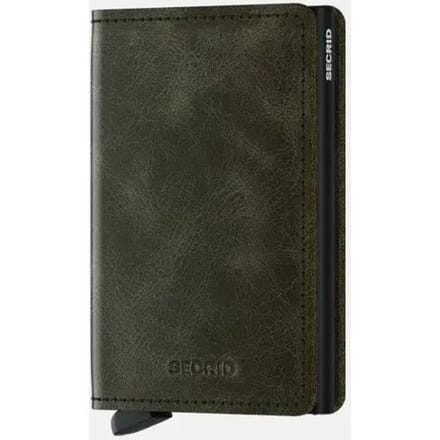 Secrid Slimwallet pasjeshouder olive black