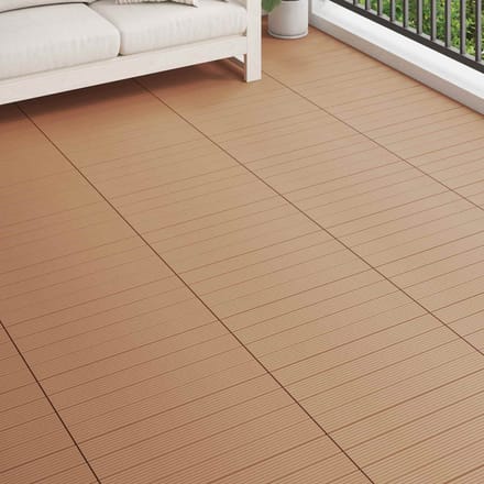 vidaXL - Terras - Tegel - 6 - st - Bruin - 60 - x - 30 - cm - WPC