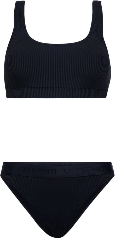 Brunotti - Mylara-Rib - Bikini Set Zwart - Sportieve Bikini Set Dames - 44