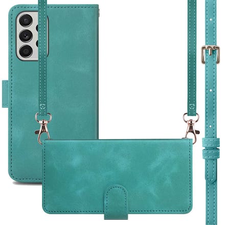 imoshion Hoesje - Geschikt voor Samsung Galaxy A53 - Bookcase met koord - Turquoise