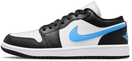 JORDAN 1 LOW "BLACK UNIVERSITY BLUE WHITE" EU36.5
