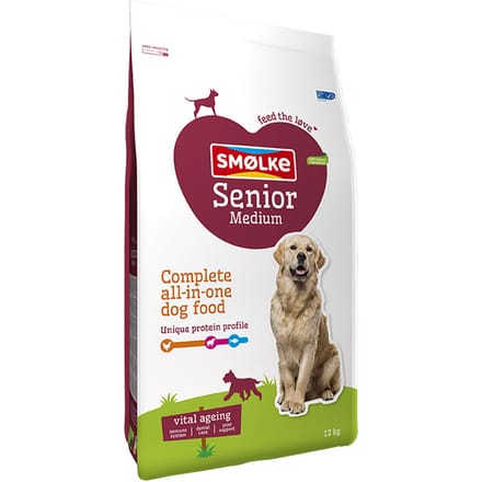 12kg Senior Medium Vital Ageing Smølke Hondenvoer