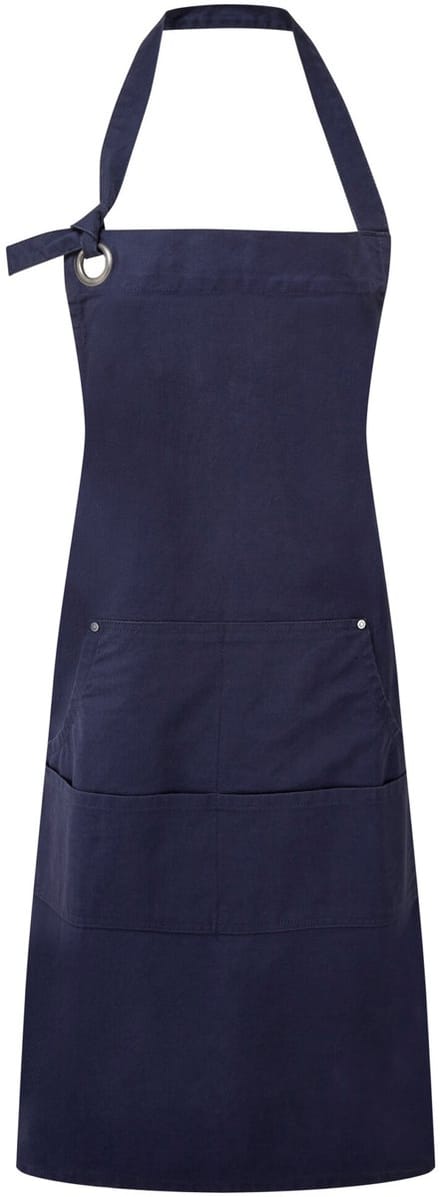 Schort/Tuniek/Werkblouse Unisex One Size Premier Navy 100% Katoen