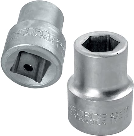 Rockforce RF-56517 - Zeskantige Dopsleutel - 3/4" - 17 mm - Cr-V Staal