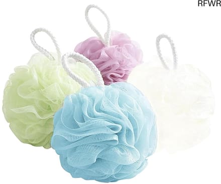 RFWR® Multifunctionele Bad Spons Set - Exfoliërende Loofah en Achter Scrubber (4 Stuks)