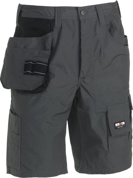 Herock Batua korte werkbroek Experts (1701) - Grijs | Zwart - 38