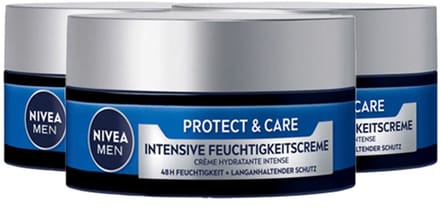 3x Nivea Men Protect & Care Intensive Creme Doge huid - 50ml