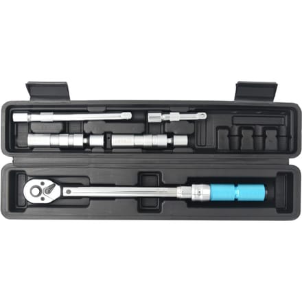 Kit de clés dynamométriques à clic de 3/8 pouces, 5 pièces, avec étui de rangement, couple réglable de 5 à 60N.m EYA-5 gray