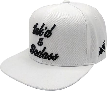 Lauren Rose - Inked & Badass Tattoo - Snapback Pet - One Size - Wit