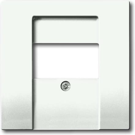 Busch Jaeger Future Linear afdekplaat multimedia MAT studiowit 1766-884