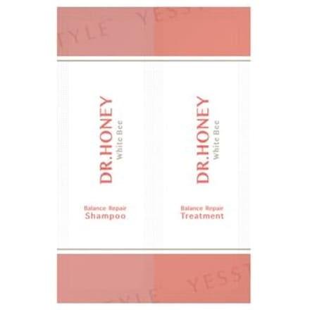 H2O - DR.HONEY White Bee Balance Repair Shampoo & Trearment Sachet Set 10ml+10g