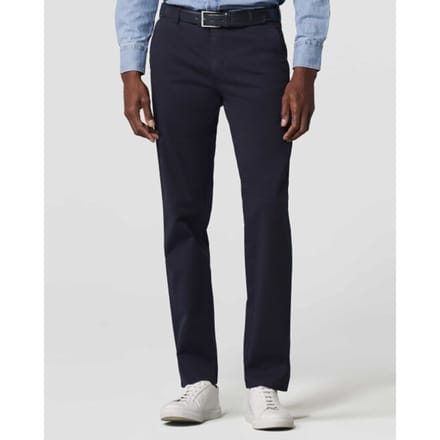 Meyer Broek Bonn Constant Color Cotton Flat-Front Navy / male