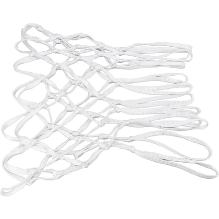 2 stuks Duurzame Basketbalnetten Nylon Wit Universeel Heavy Duty Basketbalnet Vervanging in Alles white