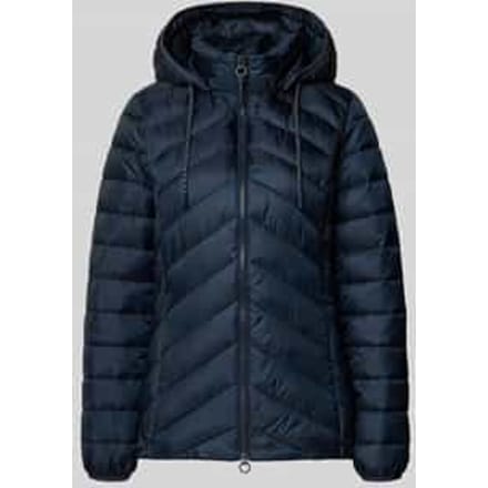 Regular Fit gewatteerde jas met afneembare capuchon
