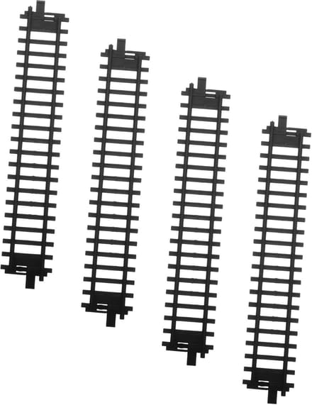 Treinbaan Accessoires - Flexibele Sporen - Kinderspel - Creativiteit Stimuleren - 245 cm - Zwart