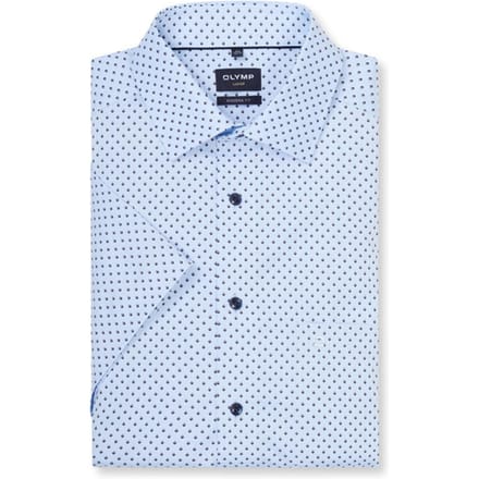 OLYMP Luxor Overhemd, Modern Fit, New Kent, Bleu