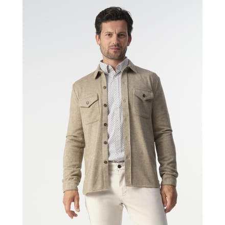 Campbell Overshirt Beige Heren