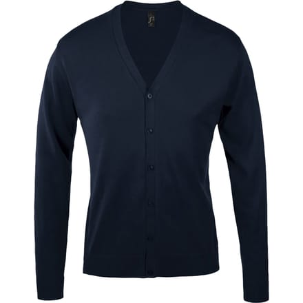 SOLS Heren Golden V Neck Cardigan (Marine)