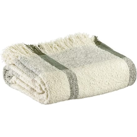 Gebreide plaid Vivaraise Jane - 130x160 cm, gerecycled polyester en katoen
