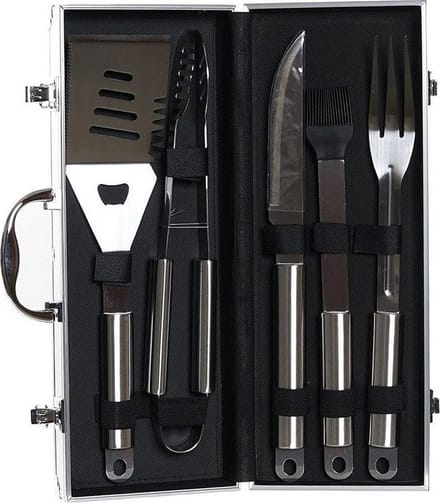 Professionele RVS Barbecuekoffer - DKD Home Decor Metaal Roestvrij staal (6 pcs)