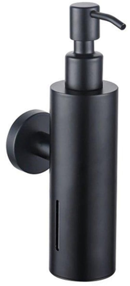 FugaFlow zeepdispenser - wand - rond - mat zwart -
