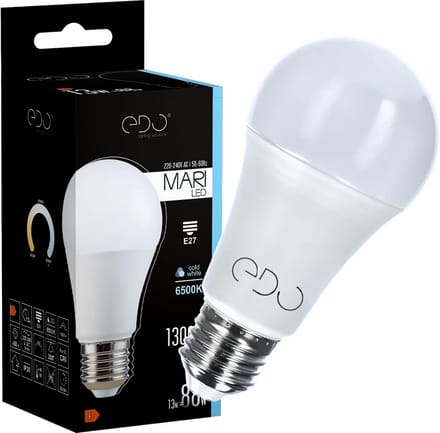Energiezuinige LED Lamp E27 13W Koud Wit 6500K 1300 Lumen