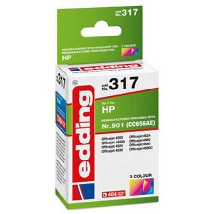Edding Inktcartridge vervangt HP 901, CC656AE Compatibel Kleur EDD-317 18-317