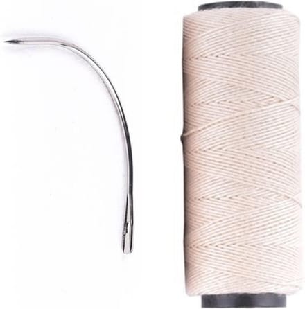 C Naald + Weave Draad Blond - Hairweaving - Interlock - Combi
