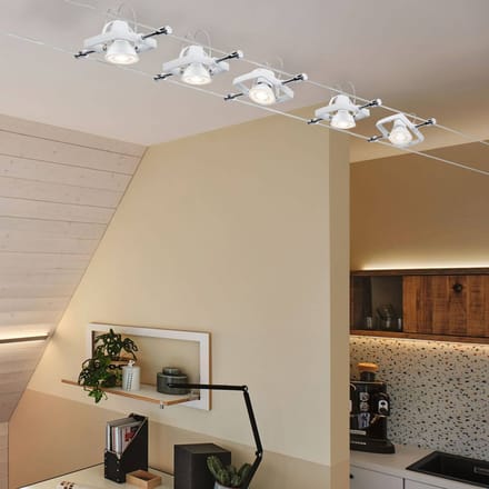 Standaard 12 V LED-reflector GU5,3 Set van 1 445lm 6,5W 2700K dimbaar Wit mat